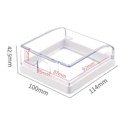 Portable 86 Type Switch Protective Cover Splash-Proof Box Power Outlet Electric Plug Cover Kids Safety Socket Protector Home