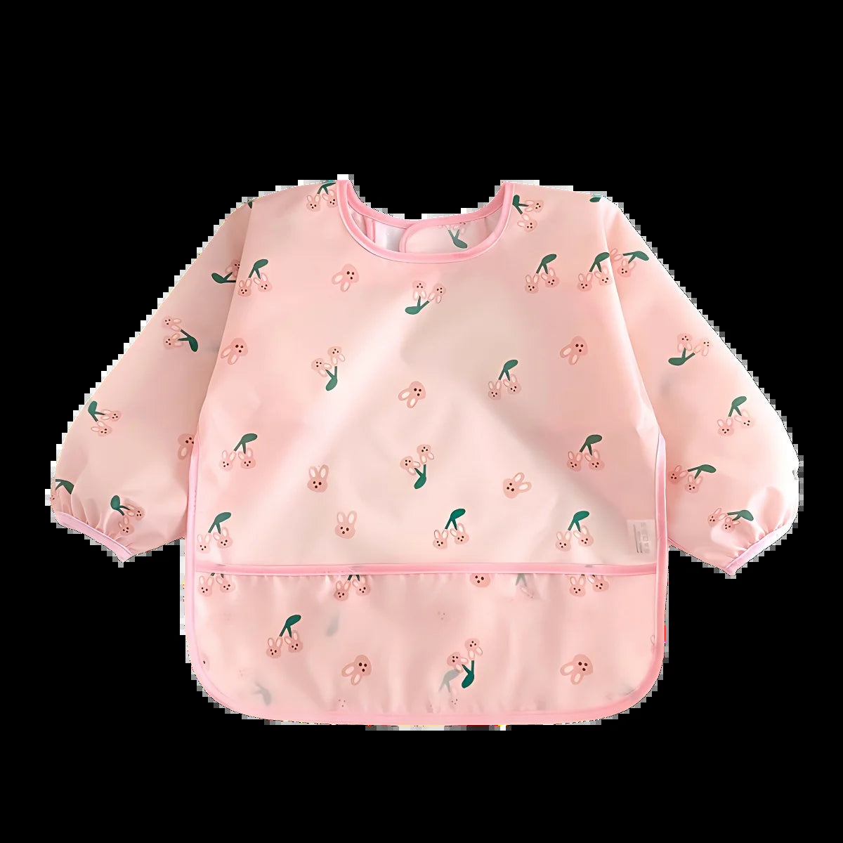 1/2PC Cute Waterproof Full Sleeve Baby Bibs Children Apron Long Sleeve Feeding Smock Kids Eating Breastplate Infant Scarf Cloth