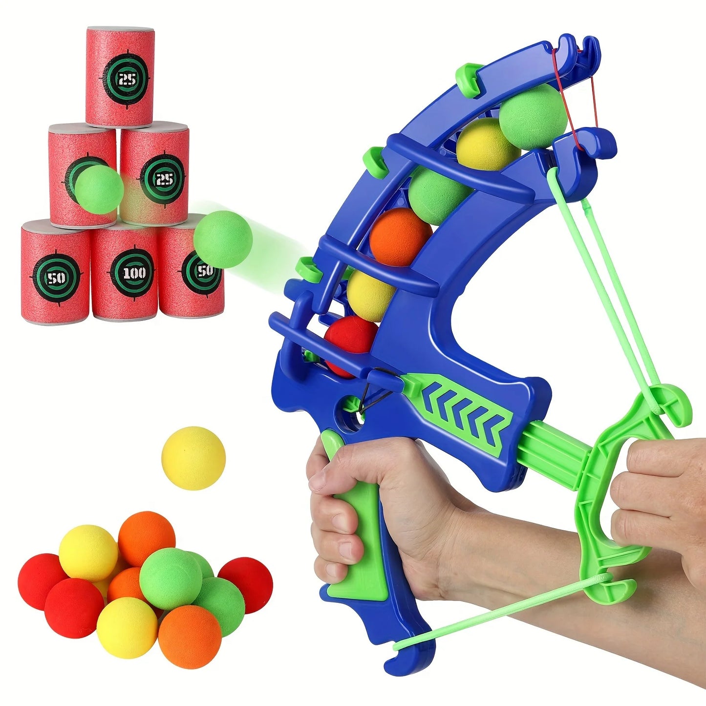 1 Set Soft Bullet Target Practice Toy for Boys Party Games Educational Shooting Practice Toys Christmas New Year Gifts for Kids