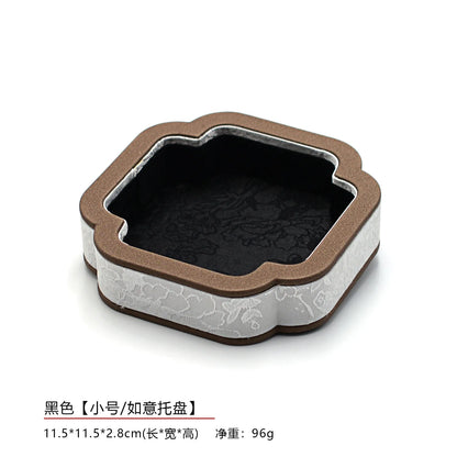 Court-Style Jewelry Storage Tray, Jade and Accessory Display Tray, Bracelet and Necklace Viewing Tray, Jewelry Display Props