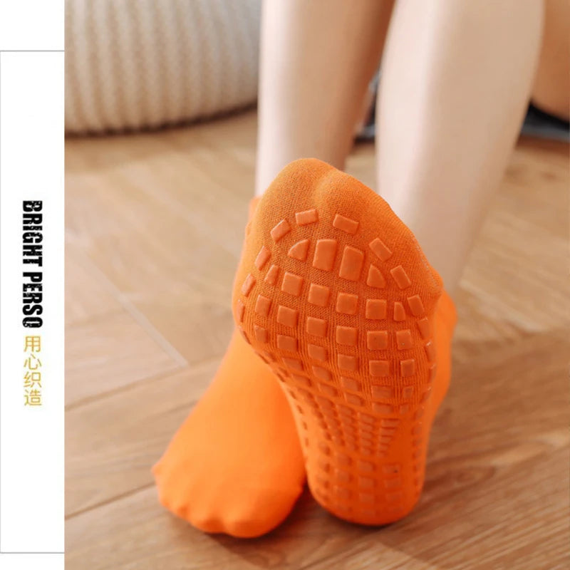 10 Pairs Kids Adults Anti-Slip Socks Parent-Child Trampoline Sock Cotton Children Socks Sports Boys Girls outside Baby Socks