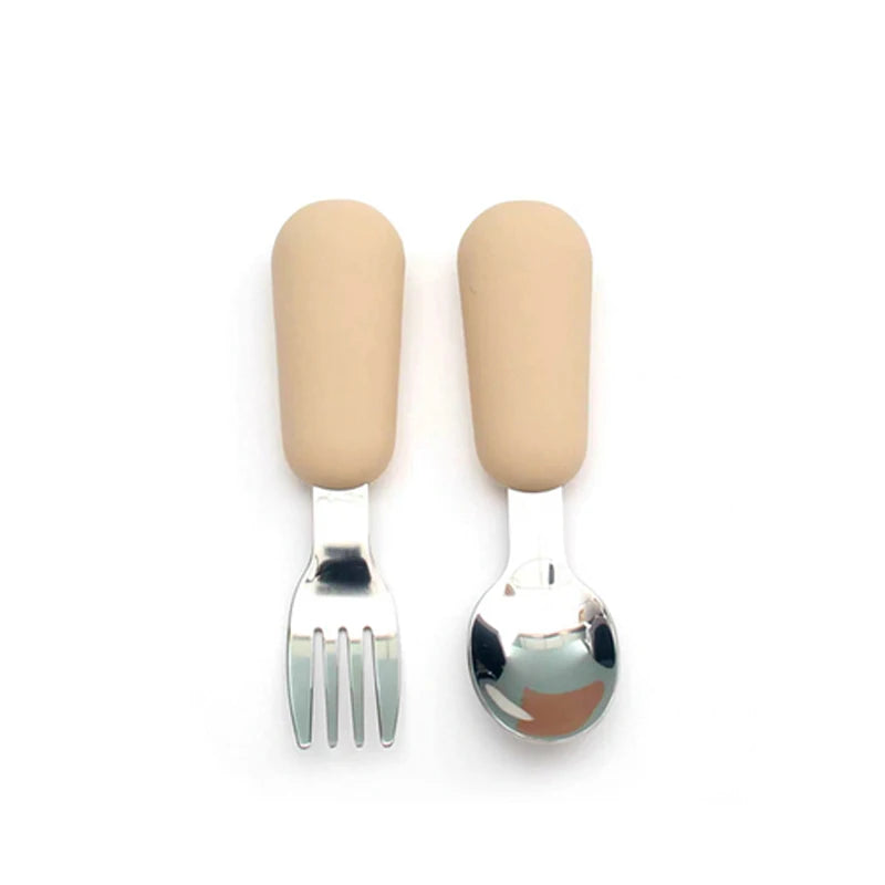 New Kids Tableware - 304 Stainless Steel Divided Plate with Silicone Suction Base for Babies
