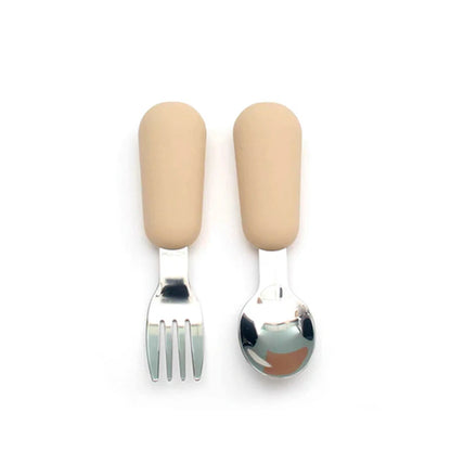 New Kids Tableware - 304 Stainless Steel Divided Plate with Silicone Suction Base for Babies