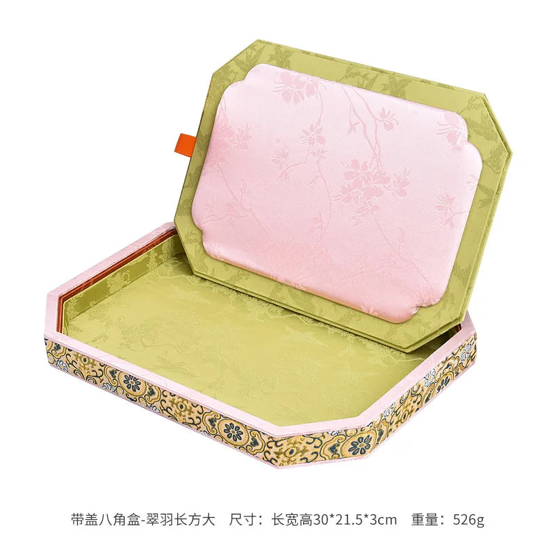 Court-Style Jewelry Storage Tray, Jade and Accessory Display Tray, Bracelet and Necklace Viewing Tray, Jewelry Display Props