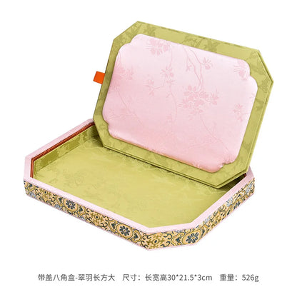 Court-Style Jewelry Storage Tray, Jade and Accessory Display Tray, Bracelet and Necklace Viewing Tray, Jewelry Display Props