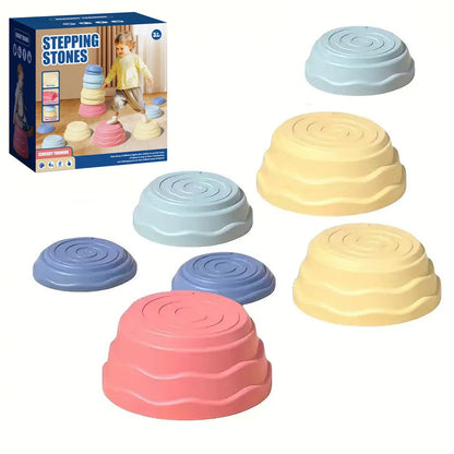 5Pcs/Set Balance Stepping Stones Toys Kids Trampling Stone Montessori Toys Tactile Sensing Sports Toys Kids Indoor Outdoor Play