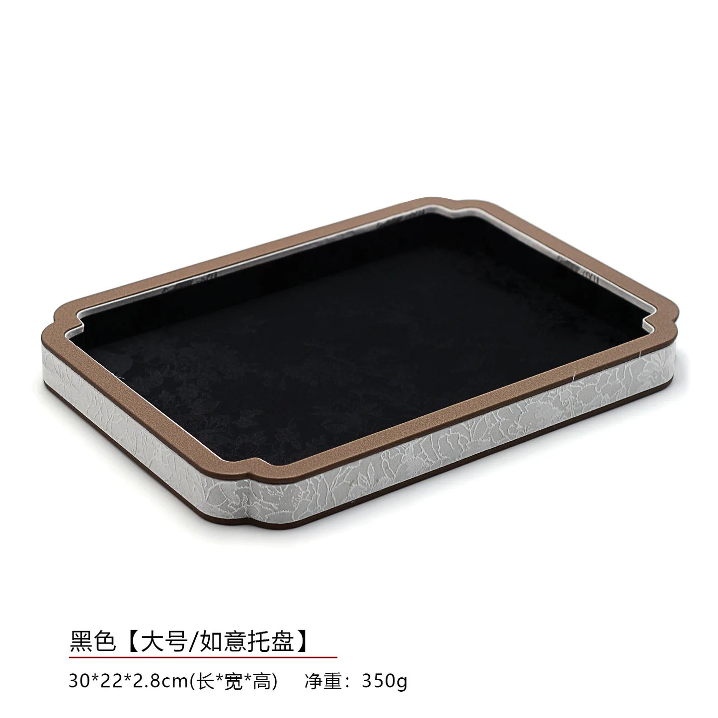 Court-Style Jewelry Storage Tray, Jade and Accessory Display Tray, Bracelet and Necklace Viewing Tray, Jewelry Display Props