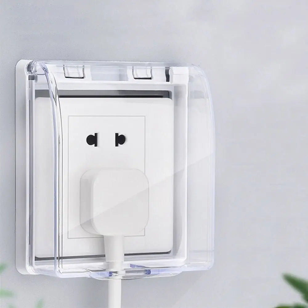 Portable 86 Type Switch Protective Cover Splash-Proof Box Power Outlet Electric Plug Cover Kids Safety Socket Protector Home
