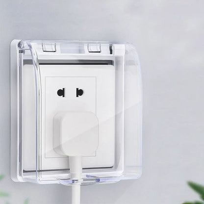 Portable 86 Type Switch Protective Cover Splash-Proof Box Power Outlet Electric Plug Cover Kids Safety Socket Protector Home