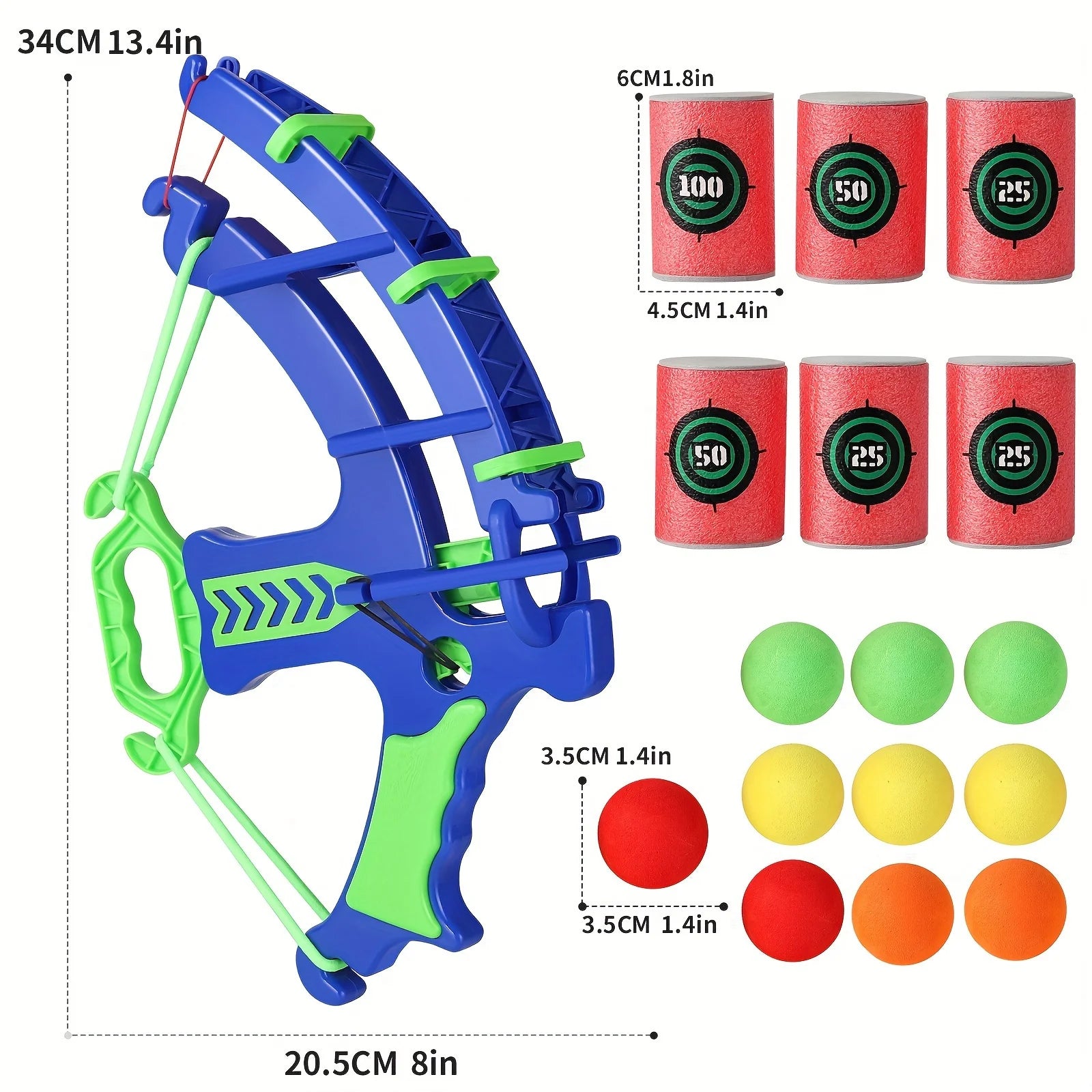 1 Set Soft Bullet Target Practice Toy for Boys Party Games Educational Shooting Practice Toys Christmas New Year Gifts for Kids