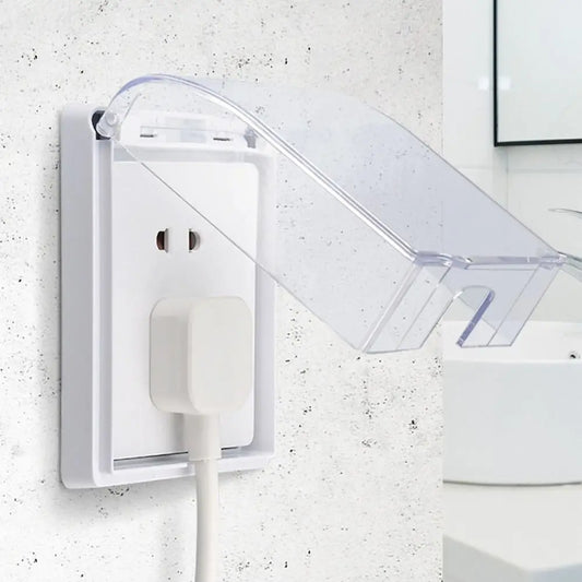 Portable 86 Type Switch Protective Cover Splash-Proof Box Power Outlet Electric Plug Cover Kids Safety Socket Protector Home