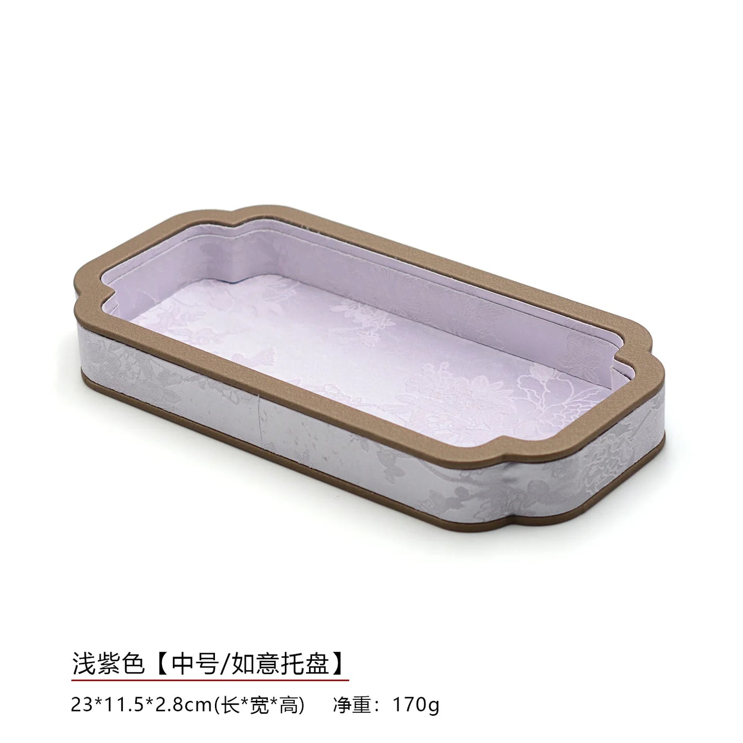Court-Style Jewelry Storage Tray, Jade and Accessory Display Tray, Bracelet and Necklace Viewing Tray, Jewelry Display Props
