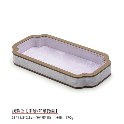 Court-Style Jewelry Storage Tray, Jade and Accessory Display Tray, Bracelet and Necklace Viewing Tray, Jewelry Display Props