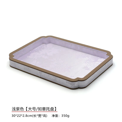 Court-Style Jewelry Storage Tray, Jade and Accessory Display Tray, Bracelet and Necklace Viewing Tray, Jewelry Display Props