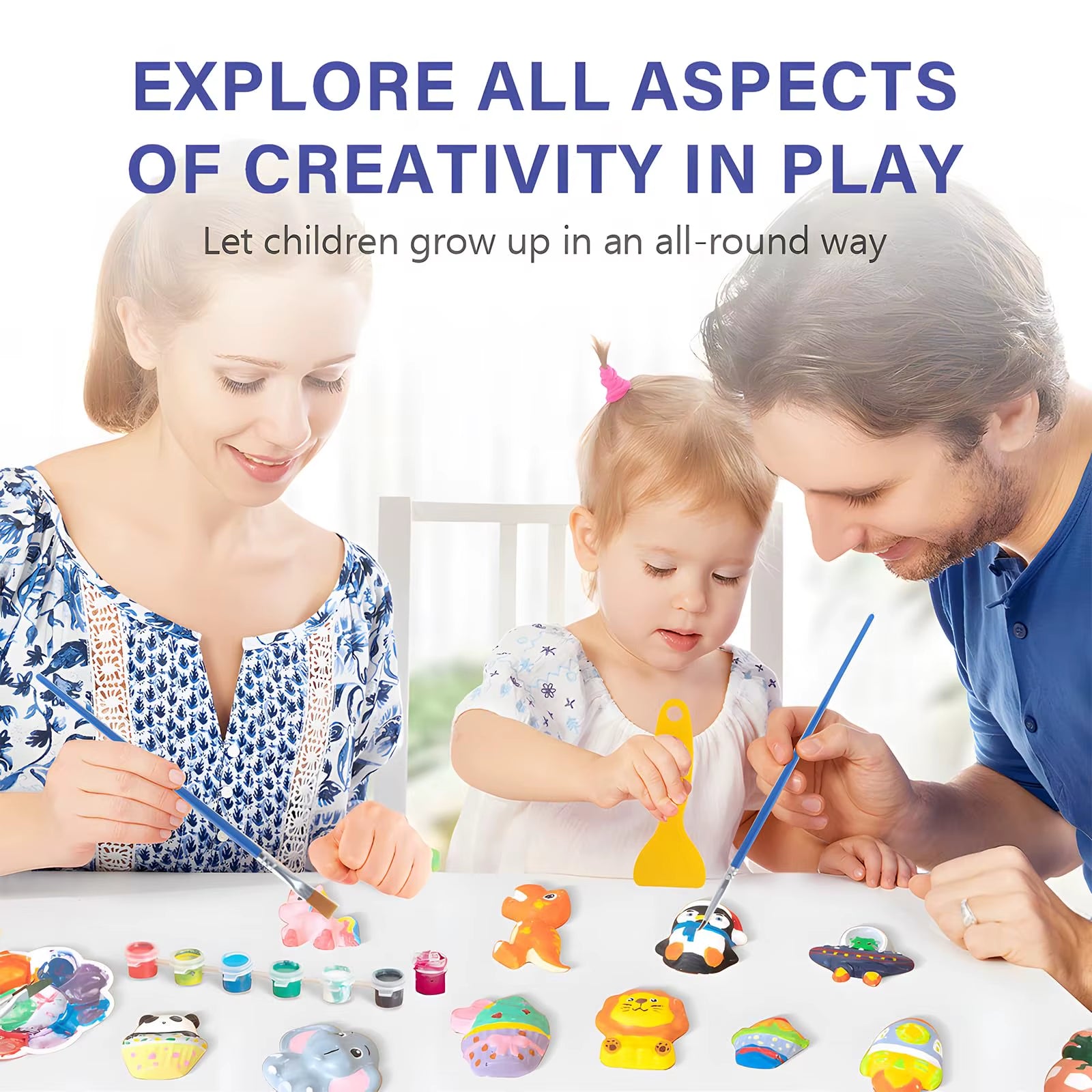Kids Arts and Crafts Set Painting Kit,Space Projects Creative Activity DIY Toys Gift,Dinosaur Toys Painting Kit F