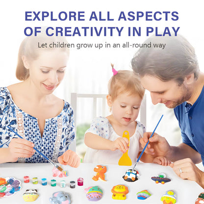 Kids Arts and Crafts Set Painting Kit,Space Projects Creative Activity DIY Toys Gift,Dinosaur Toys Painting Kit F