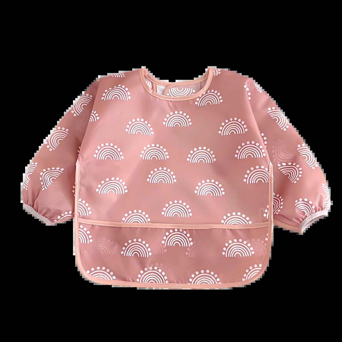 1/2PC Cute Waterproof Full Sleeve Baby Bibs Children Apron Long Sleeve Feeding Smock Kids Eating Breastplate Infant Scarf Cloth
