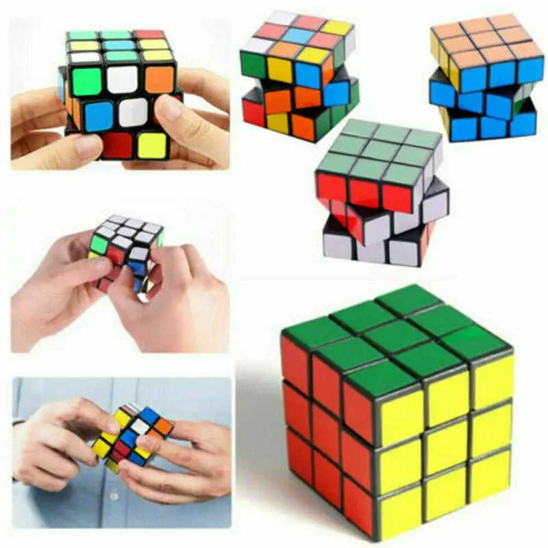 3X3 Magic Speed Cube 3X3X3 Puzzle Party Toy Professional Magic Cube 3D Smooth Puzzle Brain Teasers Twist Toys for Kids Adults
