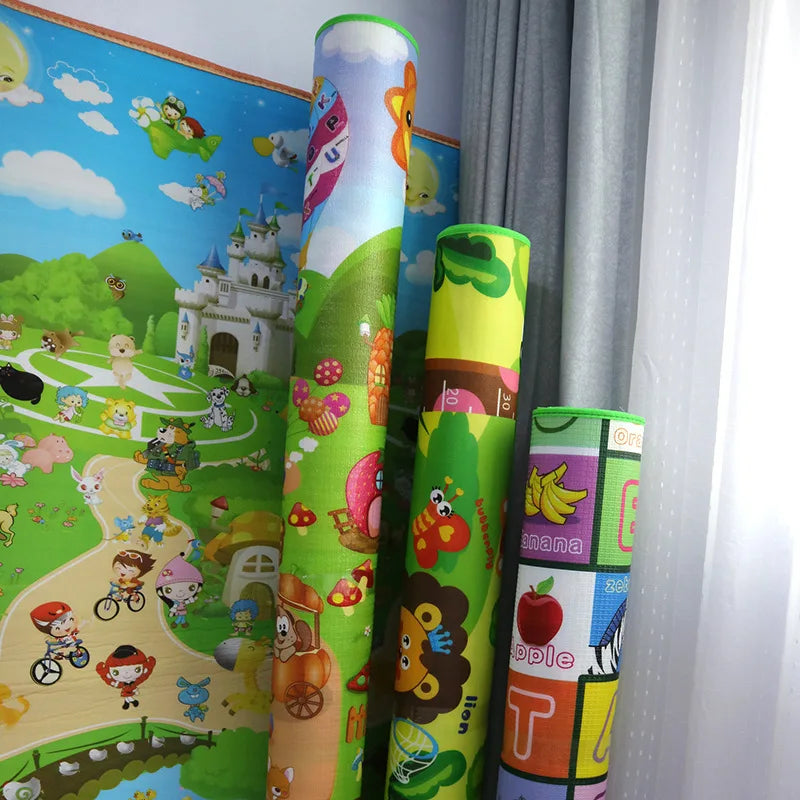 120*90Cm Baby Play Mat EPE Activity Gym Kids Crawling Mats Carpet Baby Game Carpet for Children Rug Floor Newborns Eva Foam Toys