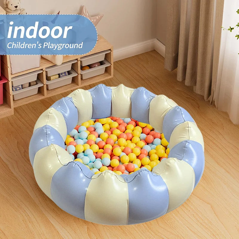 Baby PVC Inflatable Swimming Pool Portable Toy Toddler Blow up round Padding Pool Kid Fun Outdoor Play Sand/Water Fishing Toys